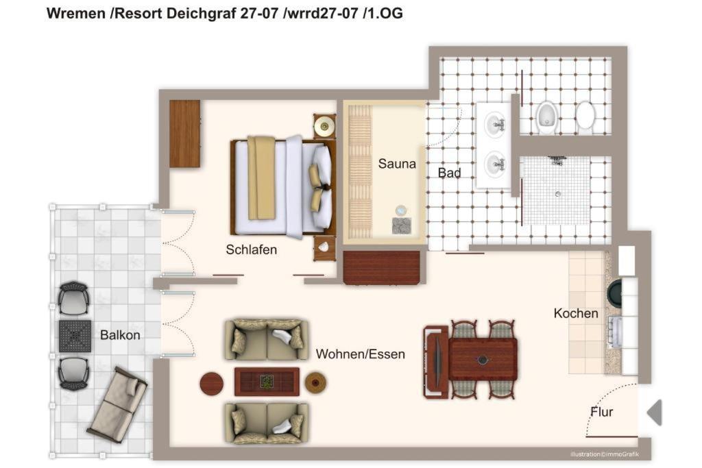 Resort Deichgraf Resort Deichgraf 27-07 ヴレーメン エクステリア 写真